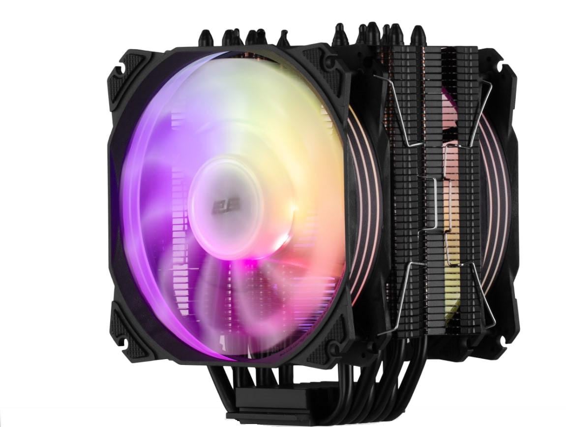 Кулер процессорный для ПК 2E GAMING Air Cool AC120D6-ARGB/LGA 1700/4 pin PWM/3 pin/5 VARGB/TDP 200 W (iz16595)