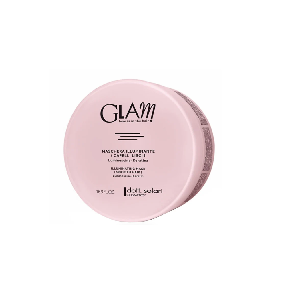 Маска розгладжуюча для волосся з ефектом сяйва Dott.Solari Glam Illuminating Mask Smooth Hair 500 мл