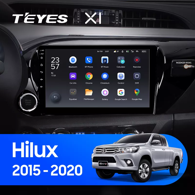 Автомагнітола штатна Teyes X1 для Toyota Hilux Pick Up AN120 2015-2020 Android (1652137337) - фото 3