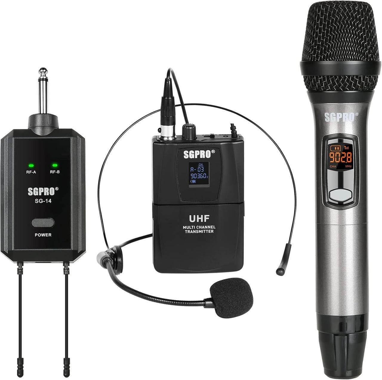 Микрофоны SGPRO портативные беспроводные (X001LV6WMF)
