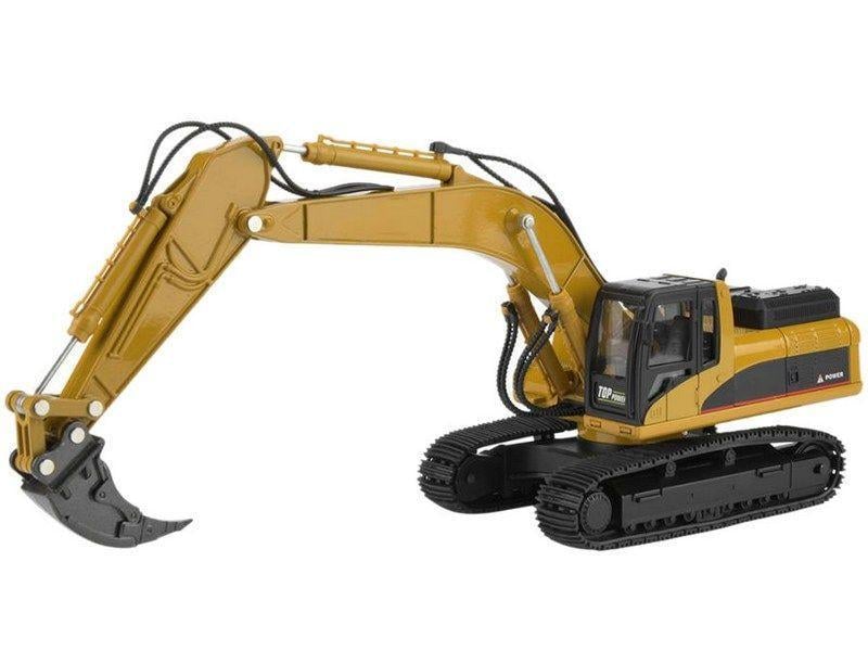 Машинка-экскаватор Hui Na Toys металлический с скарификатором (1916) - фото 7 Машинка-экскаватор Hui Na Toys металлический с скарификатором (1916) - фото 7