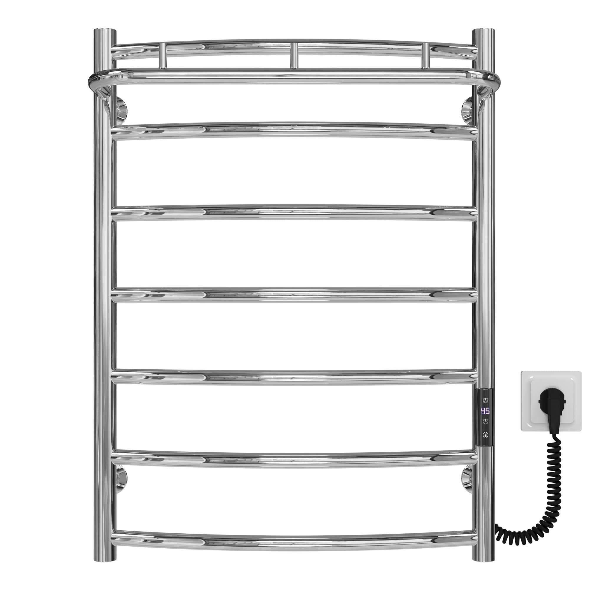 Полотенцесушитель электрический Deffi Классик N П7 JD03 правое подключение нержавеющая сталь 500х700 мм Хром (C.KN.70.50.7.E.C.R.1)