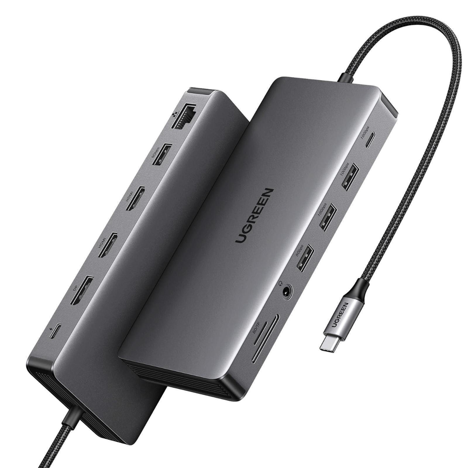 Док-станція USB-C Ugreen 25 см 4K 60 (15978) Док-станція USB-C Ugreen 25 см 4K 60 (15978)