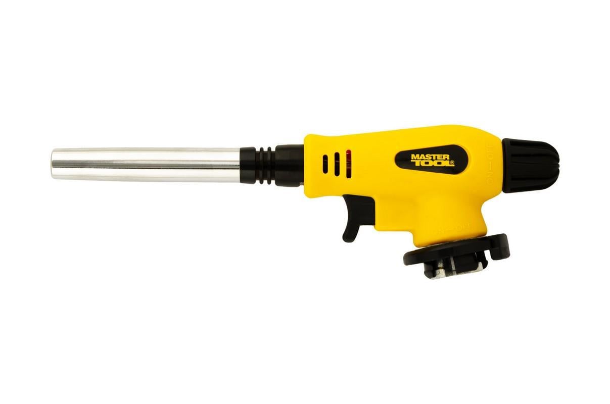 Пальник для газового балона MasterTool Фотон LONG з п’єзопідпалом подовжене сопло Ø14 мм 1300°C (44-5042)