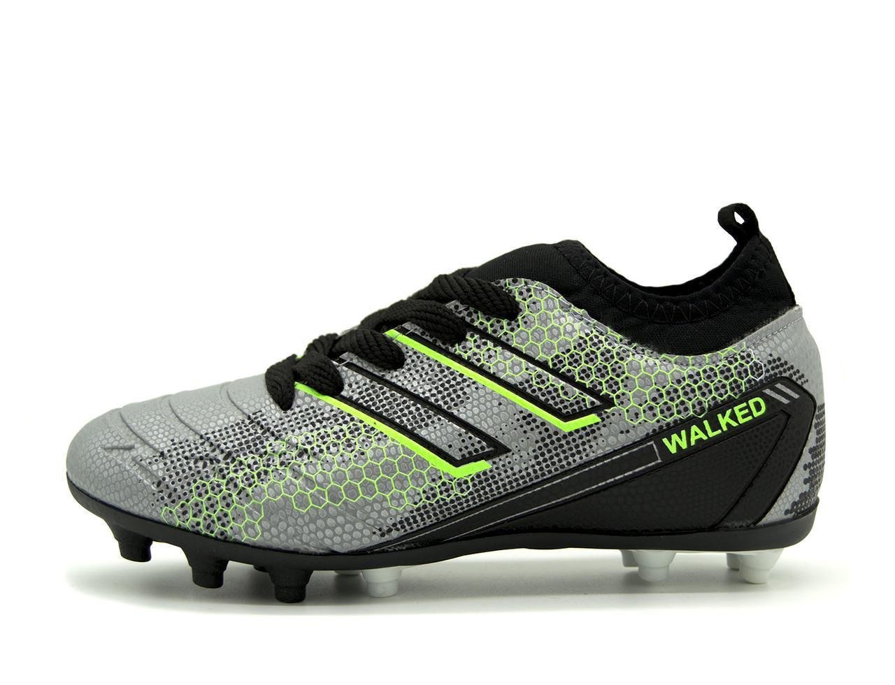 Бутси для дітей Walked KRAW 107J р. 39 25,5 см Сіро-зелений (2627140603) Бутси для дітей Walked KRAW 107J р. 39 25,5 см Сіро-зелений (2627140603)