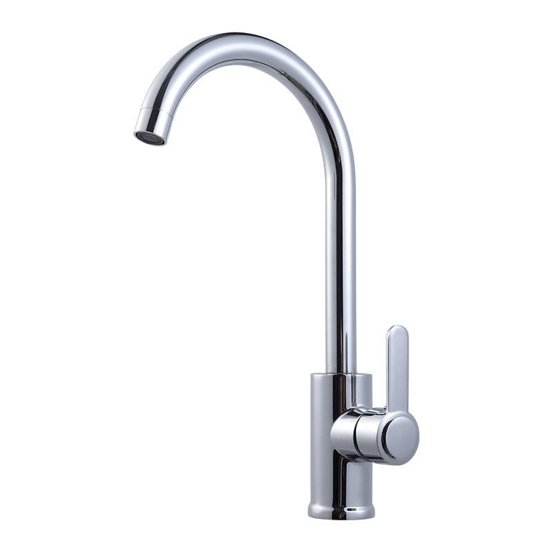 Смеситель высокий Sofo Su_01 для мойки хромированный однорычажный для горячей и холодной воды - фото 8