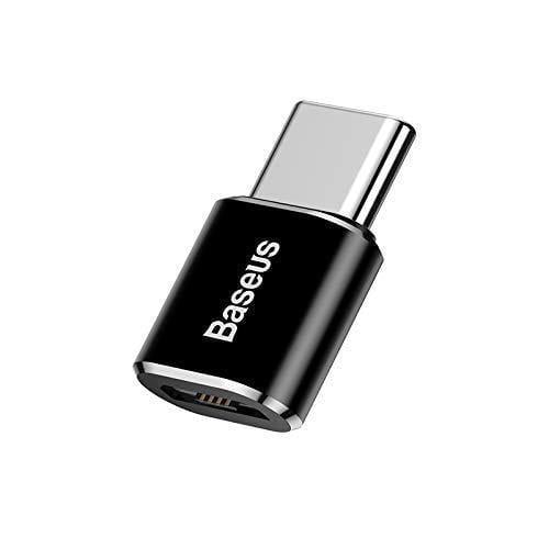 Кабель BASEUS Type-C-Micro-USB 2.4A OTG 480 Мбіт/с USB-C на Micro-B Чорний (CAMOTG-01)