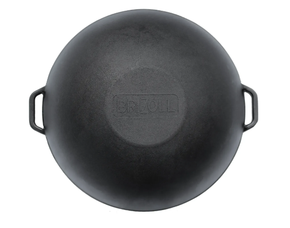Сковорода чавунна Brizoll WOK 8 л - фото 3 Сковорода чавунна Brizoll WOK 8 л - фото 3