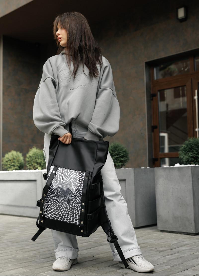 Рюкзак жіночий Sambag RollTop Hacking 41x30x16 см (24460122) - фото 3