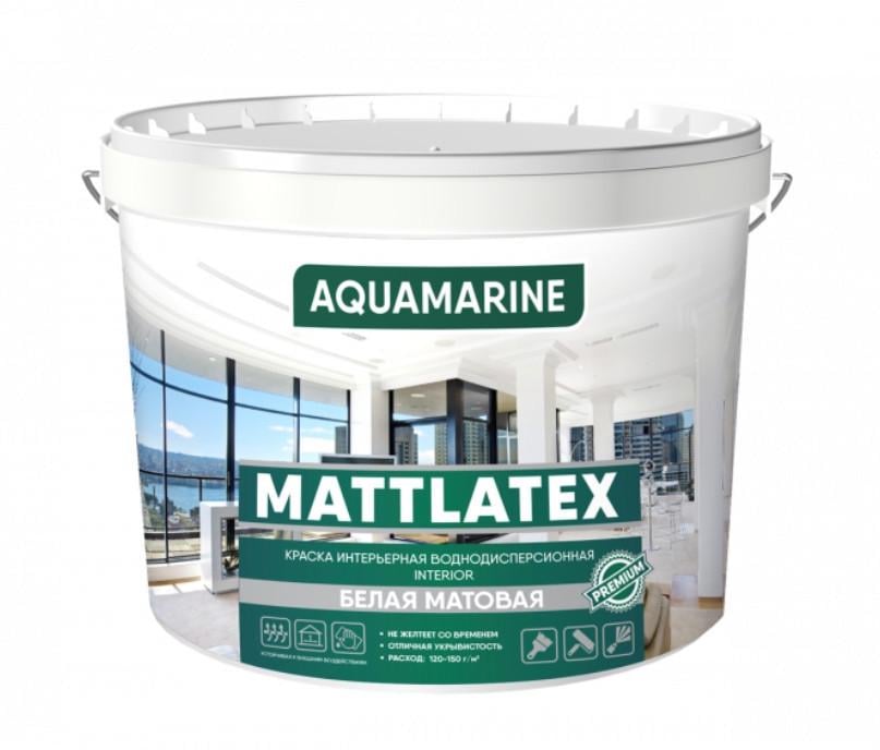 Фарба інтер'єрна Корабельна MATTLATEX Aquamarine 3,5 кг (23813579)