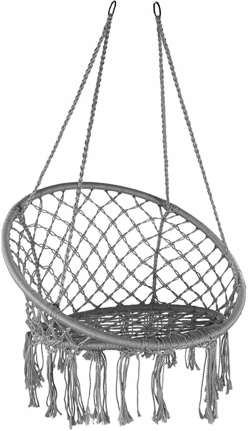 Кресло-гамак подвесное бразильское Bonro B-092 120 кг Серый - фото 1 Кресло-гамак подвесное бразильское Bonro B-092 120 кг Серый - фото 1