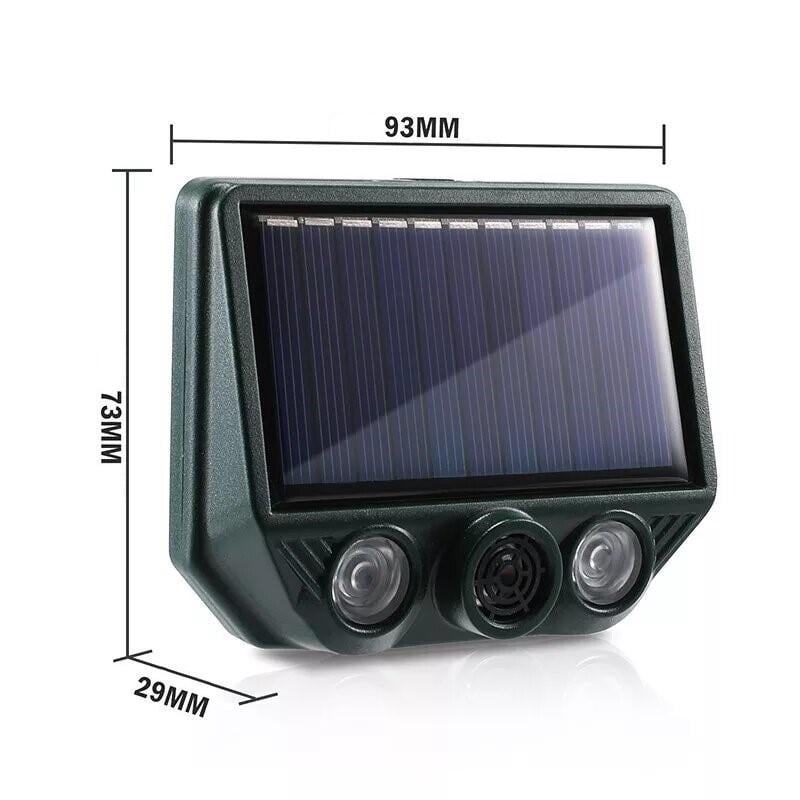 Отпугиватель животных на солнечной батарее 11200 кв.м 93х73х29 мм 20-36,5 кГц (MS-2) - фото 3 Отпугиватель животных на солнечной батарее 11200 кв.м 93х73х29 мм 20-36,5 кГц (MS-2) - фото 3