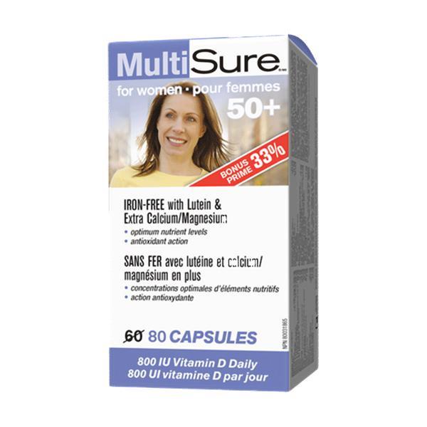 Витамины Webber Naturals Multsure fo women 50 80 капс. (00000031471)