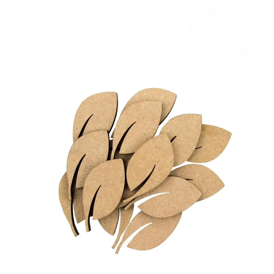 Заготовка мини для декупажа Rosa Talent Листочек МДФ 3х4 см 15 шт. (4820149909264)