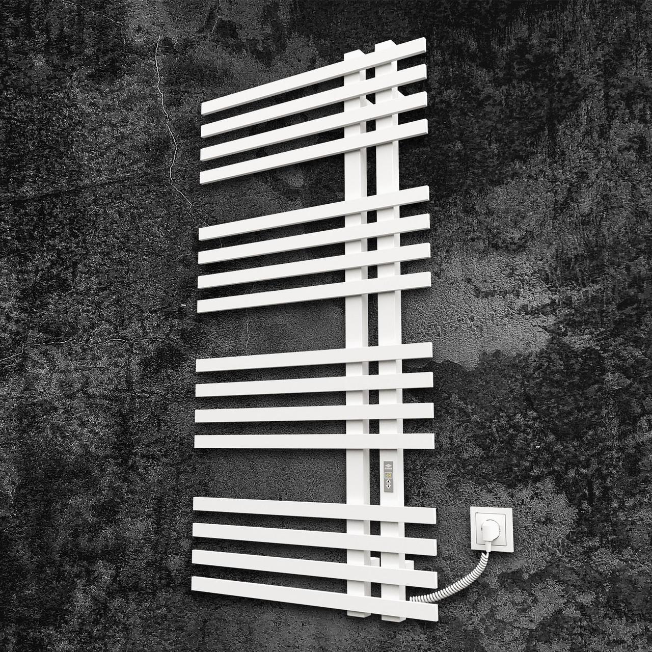 Рушникосушарка Kosser Браш 1200х600 мм ER з таймером Білий (ДБ03ERW)