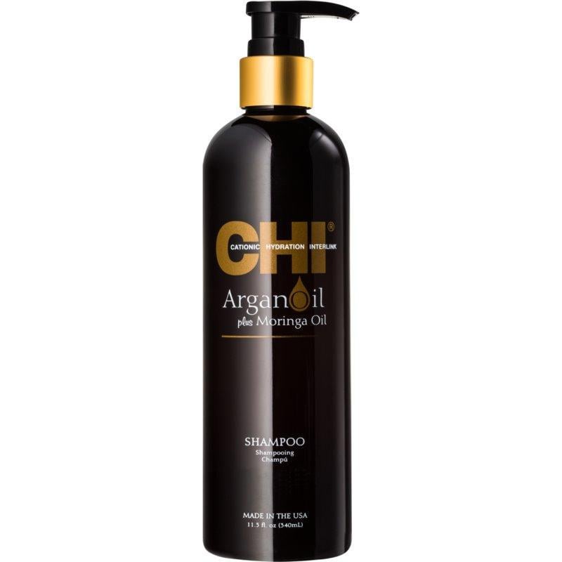 Відновлювальний шампунь CHI Argan Oil Shampoo 340 мл - фото 1