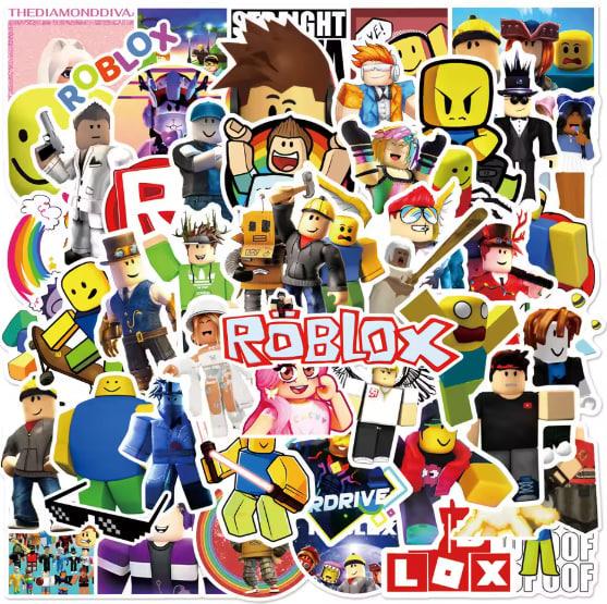 Набор виниловых наклеек Blox Buddies ROBLOX 50 шт.