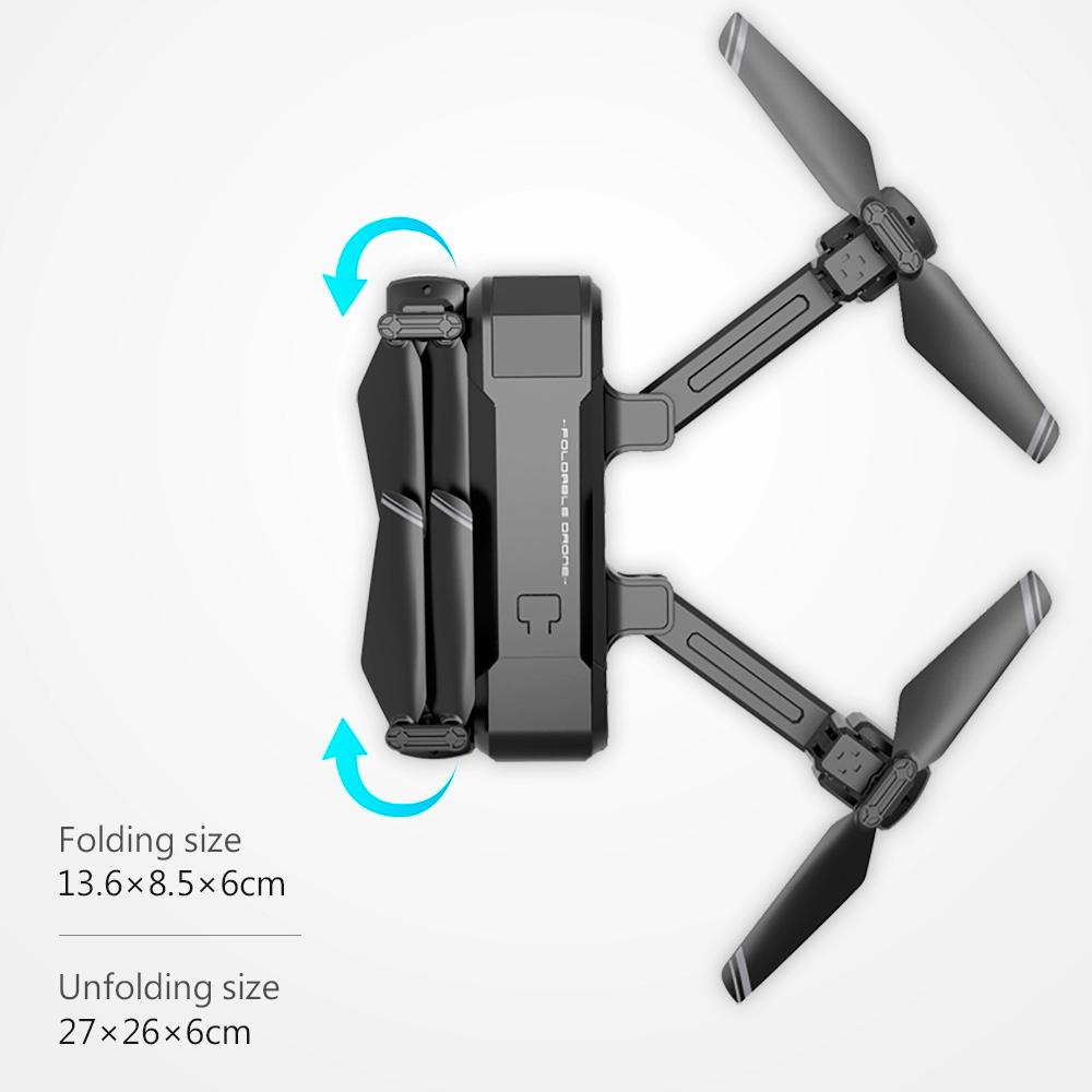 Квадрокоптер Blitz HS107 Ultra HD 4K до 18 мин полета Серый - фото 5