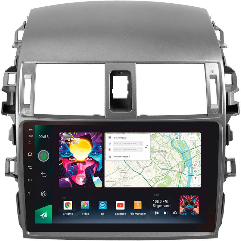 Магнитола штатная Sigma PRO 98128 2K 8/128 GB Toyota Corolla 10 E140 E150 2006-2013 A 9" (AR-79172)