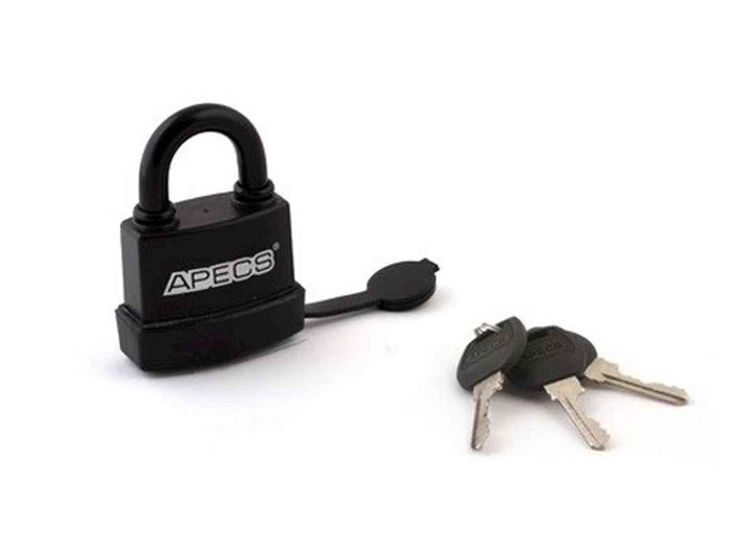 Замок навесной Apecs 103,5x71 PDR-50-70 UA в резине 3 ключа (938425)