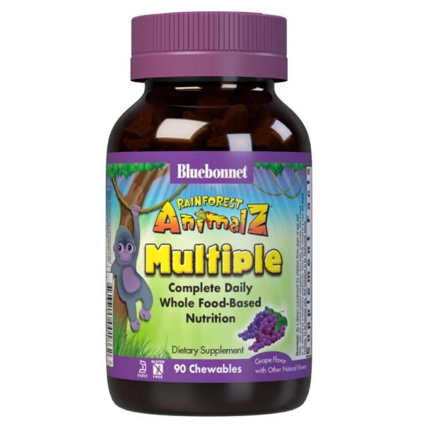 Вітамінно-мінеральний комплекс Bluebonnet Nutrition Rainforest Animalz Multiple Complete Daily 90 таблеток (000021592)