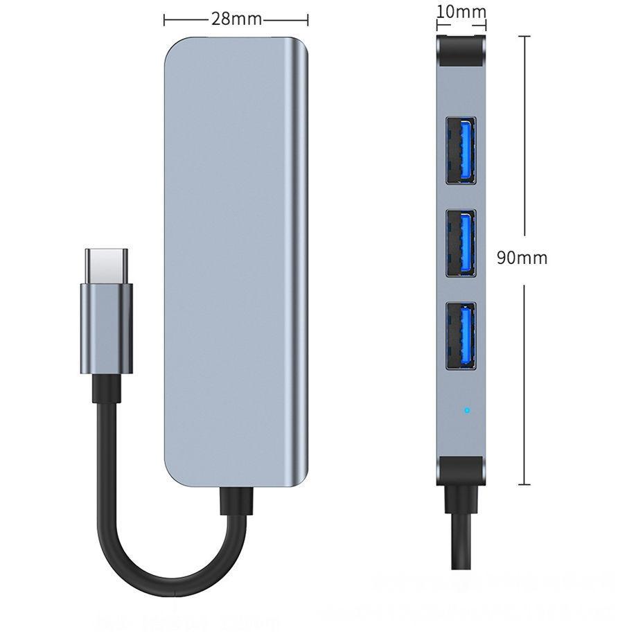 USB Type-C Hub Digital Lion UH-06 хаб-концентратор для ноутбука на 4 порта USB - фото 4