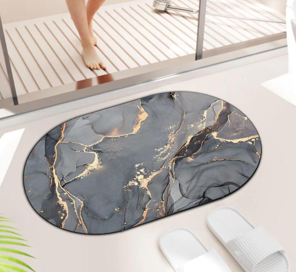 Коврик для ванной комнаты Aqua Мрамор 3D антискользящий влагопоглощающий 38х58 см - фото 5 Коврик для ванной комнаты Aqua Мрамор 3D антискользящий влагопоглощающий 38х58 см - фото 5