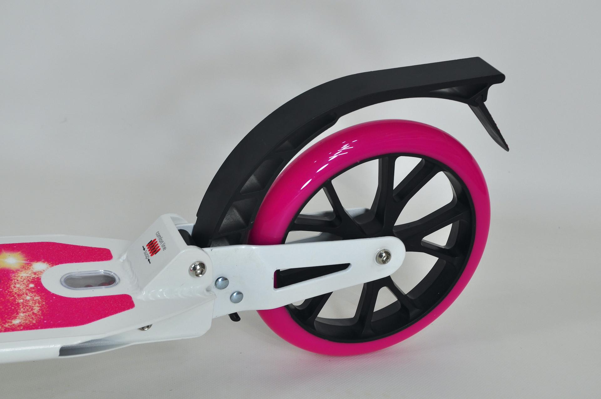 Самокат Maraton Decider з амортизаторами та підногою + ремінь Рожевий - фото 10 Самокат Maraton Decider з амортизаторами та підногою + ремінь Рожевий - фото 10