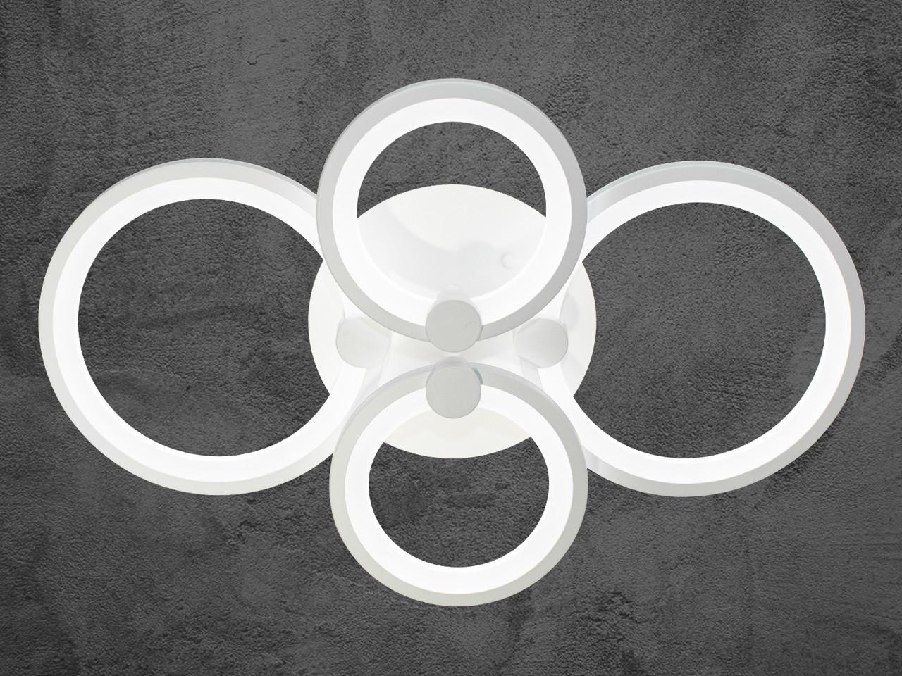 Люстра для кухни с пультом 8022-4WHDIM-LS 70W на 10 м2 Белый (1869388972) - фото 3 Люстра для кухни с пультом 8022-4WHDIM-LS 70W на 10 м2 Белый (1869388972) - фото 3