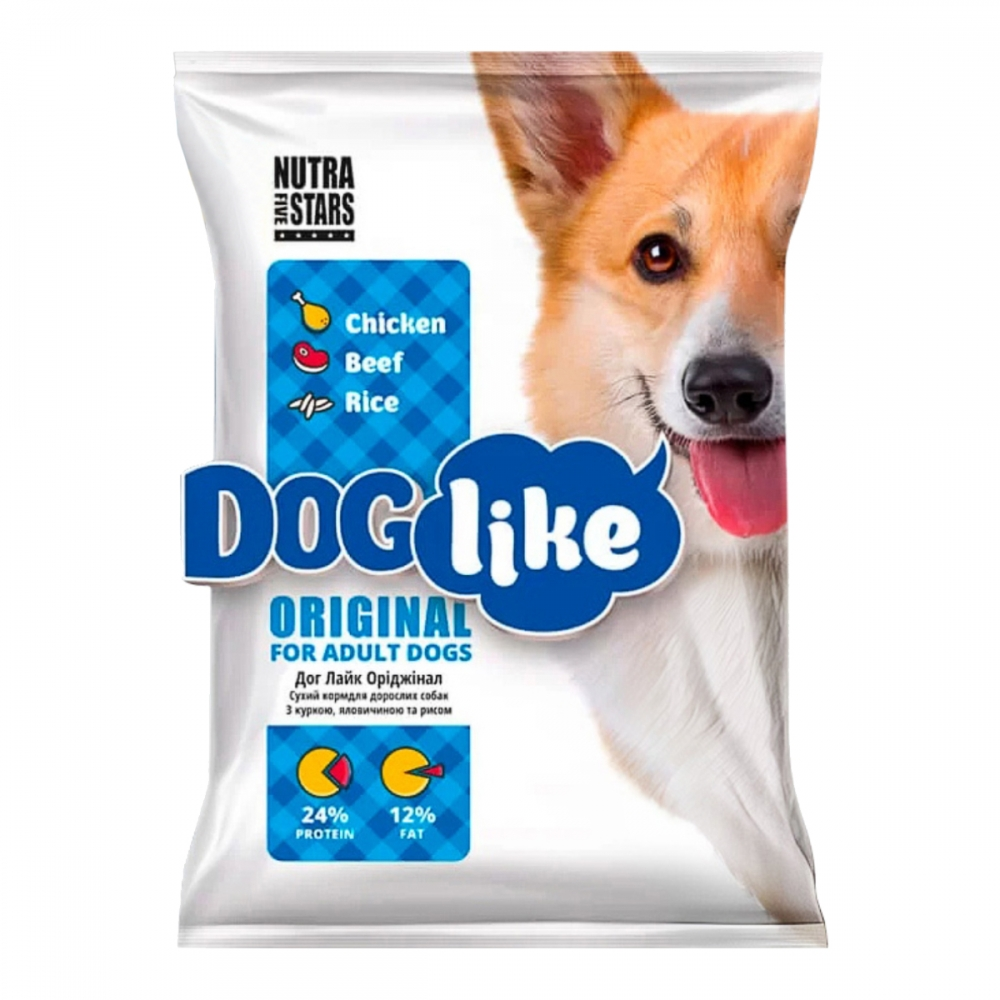 Корм сухой для собак Nutra 5 Stars Dog Like с курицей и говядиной 10 кг