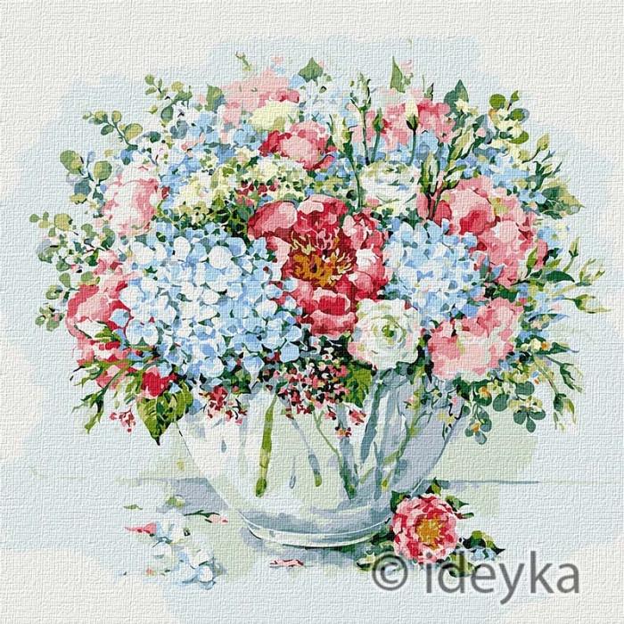 Картина по номерам Ідейка Сочетание красок 40х40 см (KHO3171)