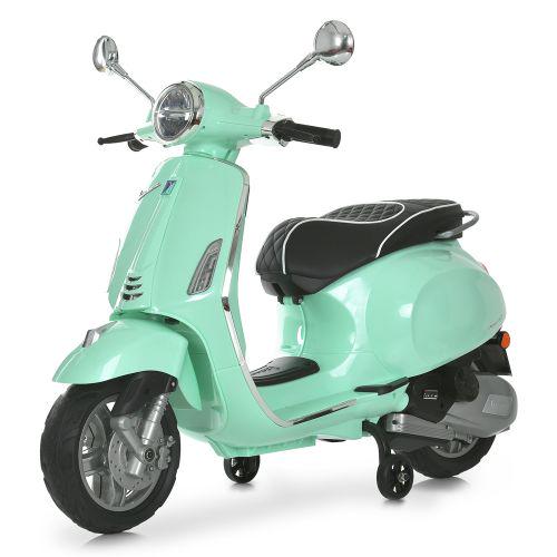 Дитячий електромотоцикл M 6288EL-15 Бірюзовий