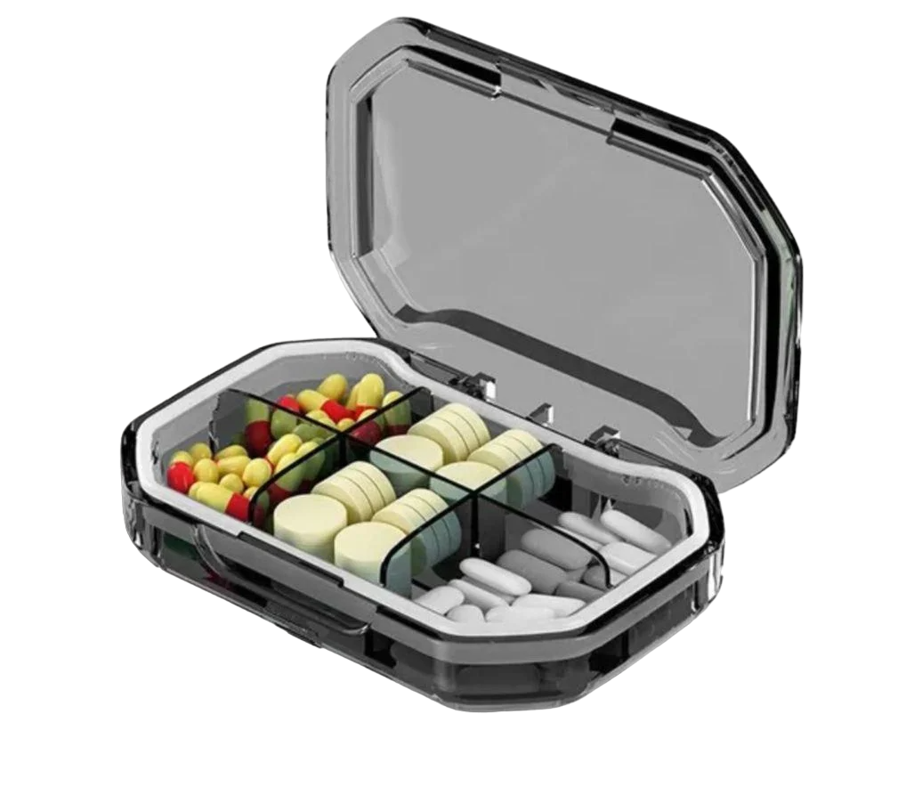 Таблетниця 6-Cell Eco Pill Box Grey (73101108)