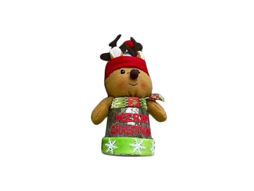 Банка новогодняя Stenson Gingerbread men M48061 для подарков 34 см (17770327)