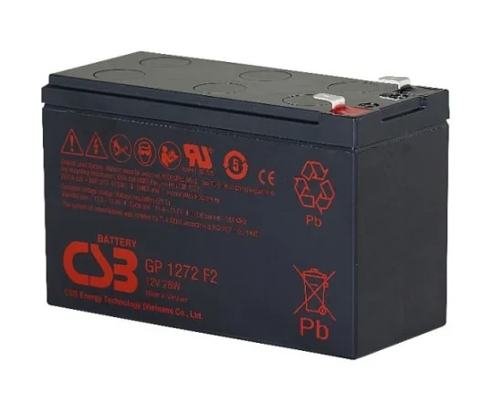 Батарея аккумуляторная СSB 7,2 Аг 12 В 151x65x94 мм (GP1272 28W)