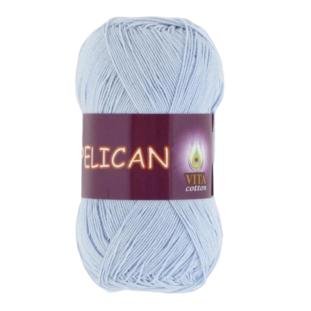 Пряжа Vita Cotton Pelican 3974 голубой (3305) Пряжа Vita Cotton Pelican 3974 голубой (3305)