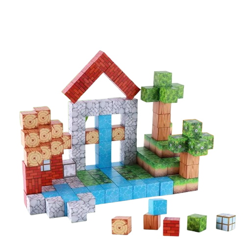 Конструктор магнитный Minecraft Строительные блоки на магнитах 119 шт. (2737971305) Конструктор магнитный Minecraft Строительные блоки на магнитах 119 шт. (2737971305)