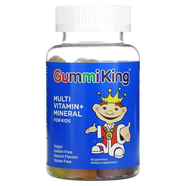 Вітаміни дитячі GummiKing Multi-Vitamin Mineral for kids 60 жувальних цукерок (410) - фото 1