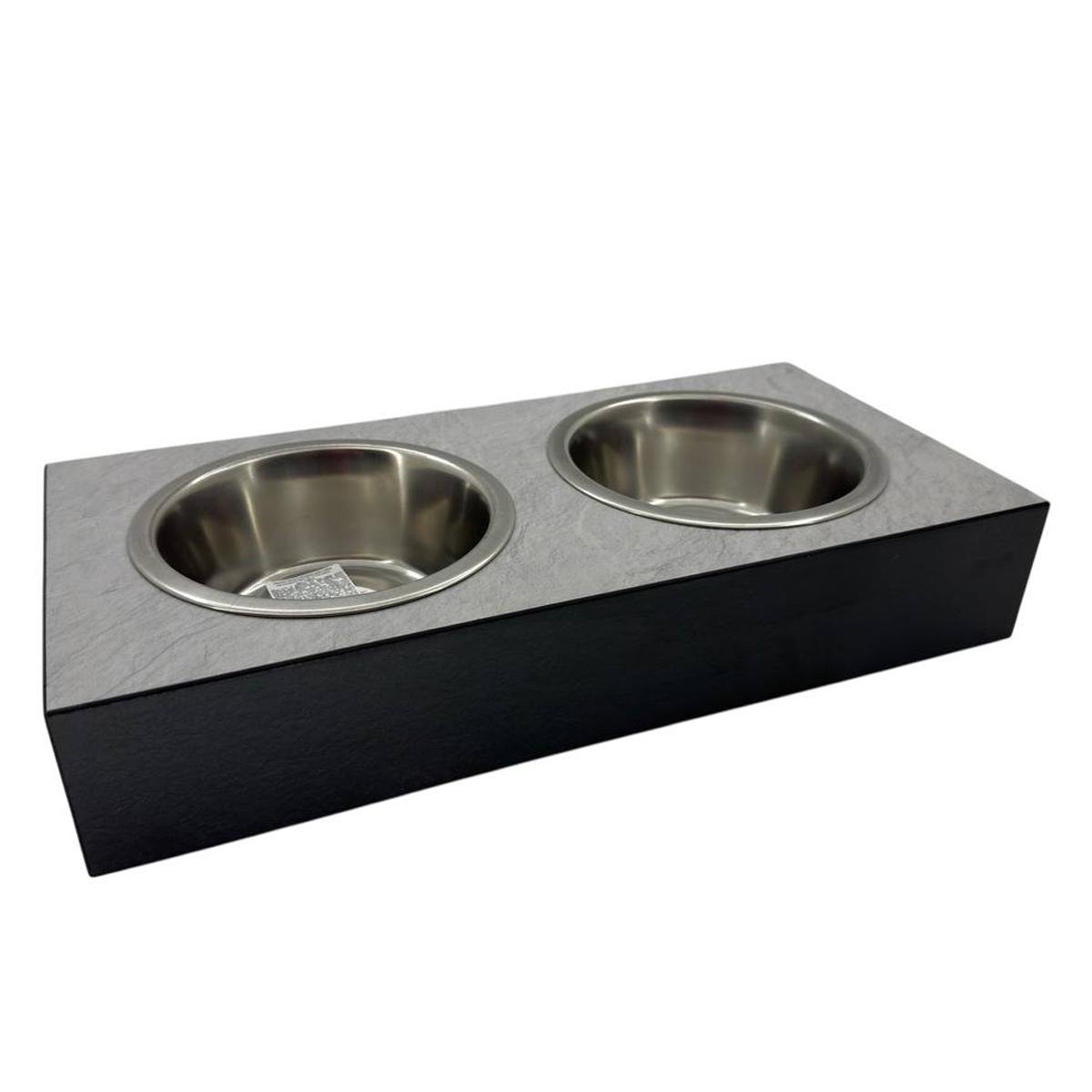 Миска для собак двойная на подставке из фанеры с покрытием Eger - фото 1