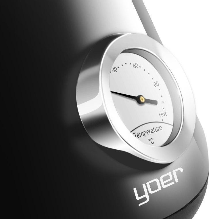 Електрочайник Yoer CRYSTAL EK02BK (69991) - фото 2 Електрочайник Yoer CRYSTAL EK02BK (69991) - фото 2