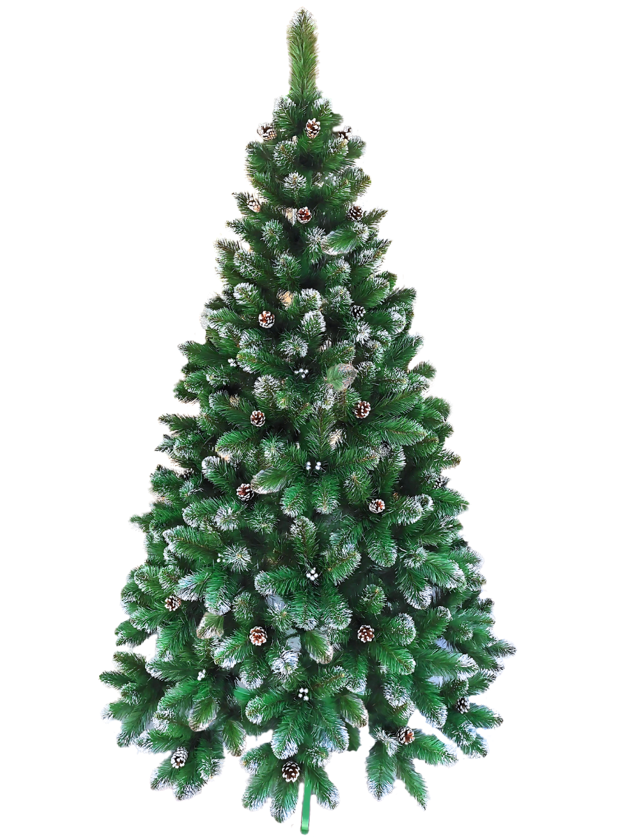 Искусственная елка пушистая со снегом YaLINKA КS25 с серебряными шишками и жемчужинами 250 см Серебристый (90887654) - фото 1 Искусственная елка пушистая со снегом YaLINKA КS25 с серебряными шишками и жемчужинами 250 см Серебристый (90887654) - фото 1