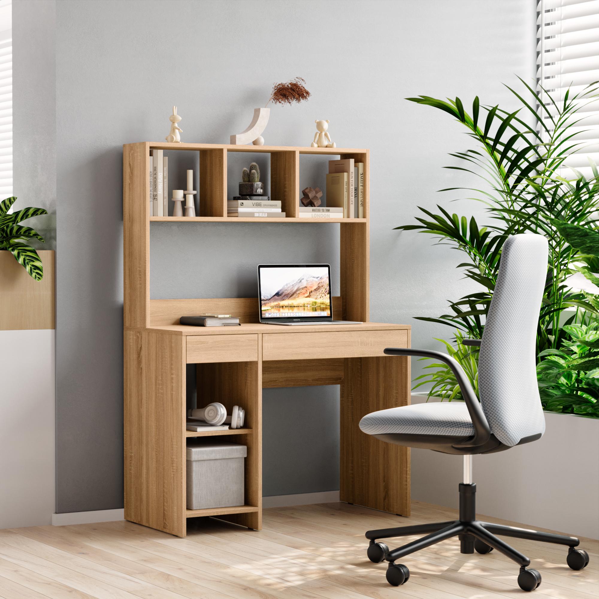 Стол письменный Furnigrade КС-17 145х100х50 см Сонома