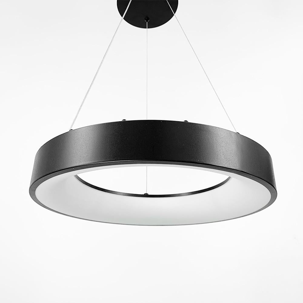 Светильник LED подвесной Черный (1901 R-460 BK)