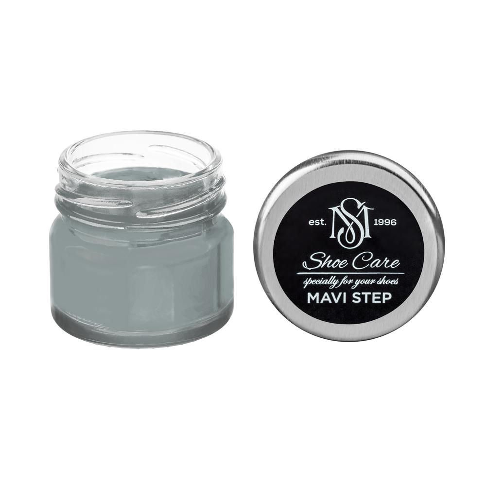 Крем для обуви из кожзама MAVI STEP Custom 25 мл Серый с серебристым (4005-B50G) - фото 1