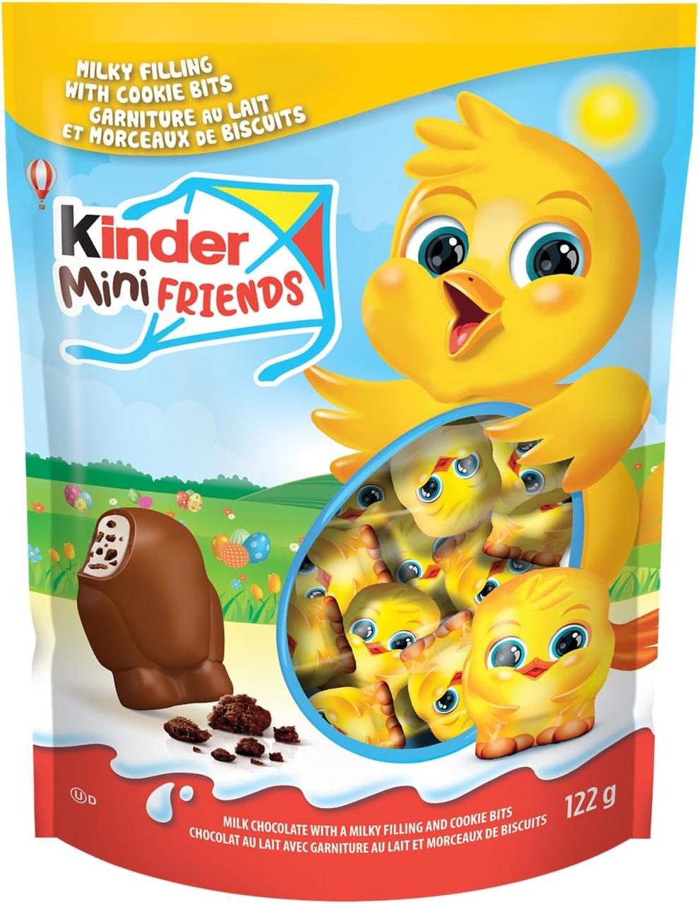 Конфеты шоколадные Kinder Mini Friends Chicken Milk Chocolate 18 шт. 122 г (2532961340)