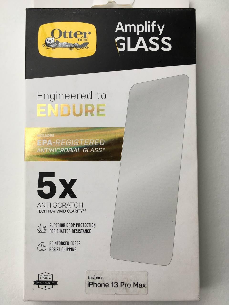 Защитное стекло противоударное OtterBox Amplify Glass 77-86013 5X для Iphone 13 Pro Max/14 Plus (6.7")