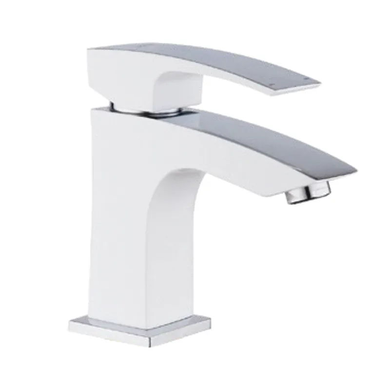 Смеситель для умывальника Koer KB-10007-04 из латуни Белый (KR5149)