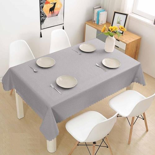 Клейонка на стіл із захисною плівкою Stenson Eternity MA-4327-3 1,37х20 м Сірий