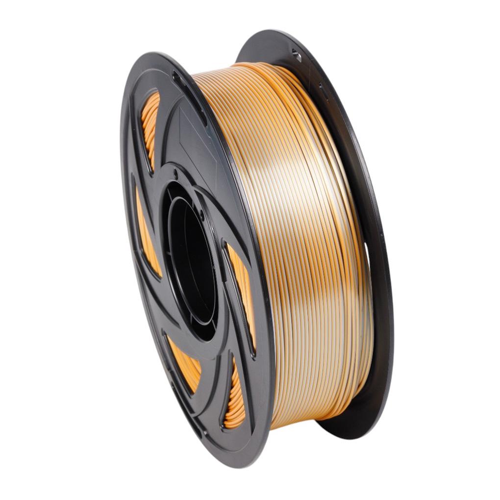 Пластик UA3D PLA Silk 1,75 мм 1 кг Gold/Silver (UA3D422-GoldSilver)