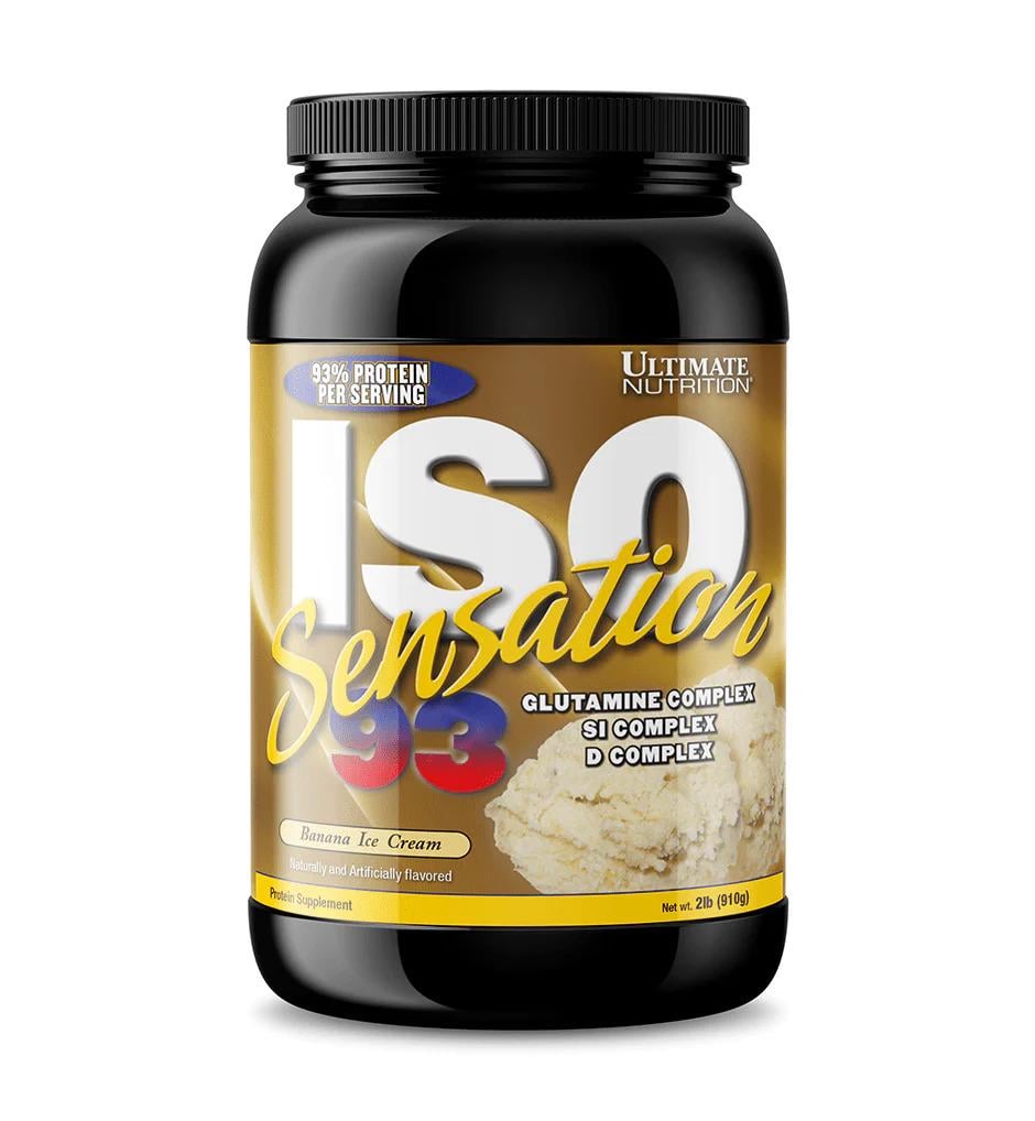 Протеин Ultimate Nutrition Iso Sensation Delicious Banana Ice Cream 908 г